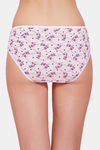 Rosaline Pure Cotton Full Coverage Slim Elastic Brief (Pack of 3)- Floral Trail Print — thumbnail 8